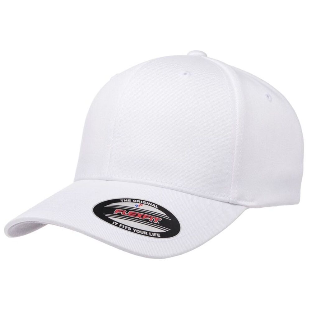 Flexfit Childrens/Kids Wooly Combed Cap / White